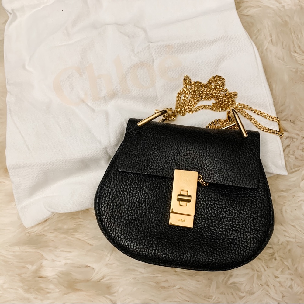 Chloe Drew Mini Leather Shoulder Bag